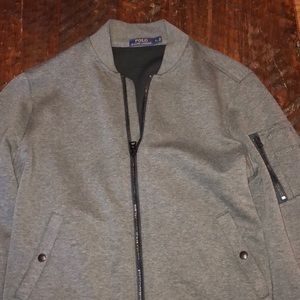 Ralph Lauren Men’s Bomber Jacket Grey Large